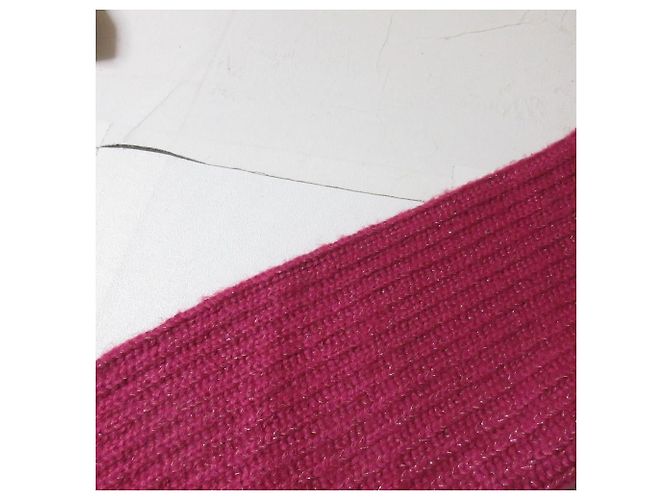 Autre Marque Strickjacke mit V-Ausschnitt JILL by JILL STUART Rot - Ansicht 12