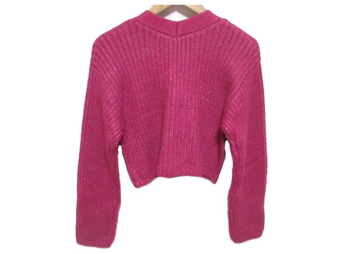 Autre Marque Strickjacke mit V-Ausschnitt JILL by JILL STUART Rot - Ansicht 2