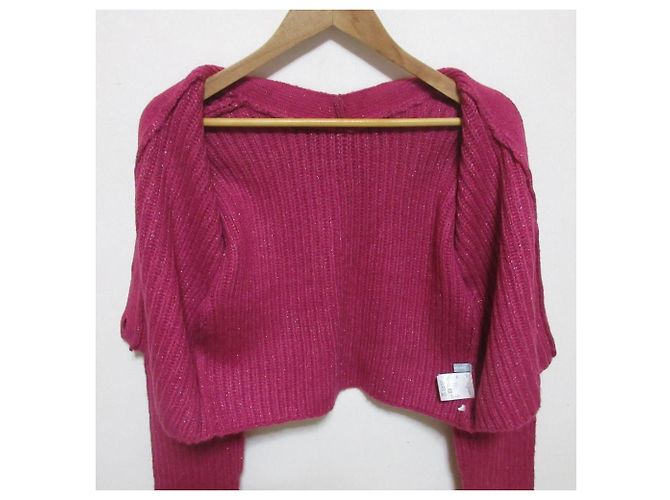Autre Marque Strickjacke mit V-Ausschnitt JILL by JILL STUART Rot - Ansicht 4