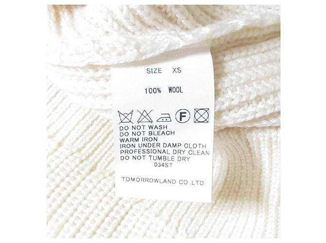Autre Marque TOMORROWLAND Strickpullover mit Rollkragen Roh - Ansicht 8