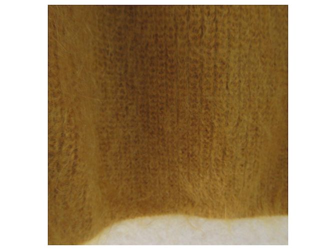 Autre Marque LE CIEL BLEU Mohair Rollkragen-Strickpullover Gelb - Ansicht 6