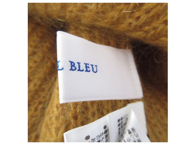 Autre Marque LE CIEL BLEU Mohair Rollkragen-Strickpullover Gelb - Ansicht 8