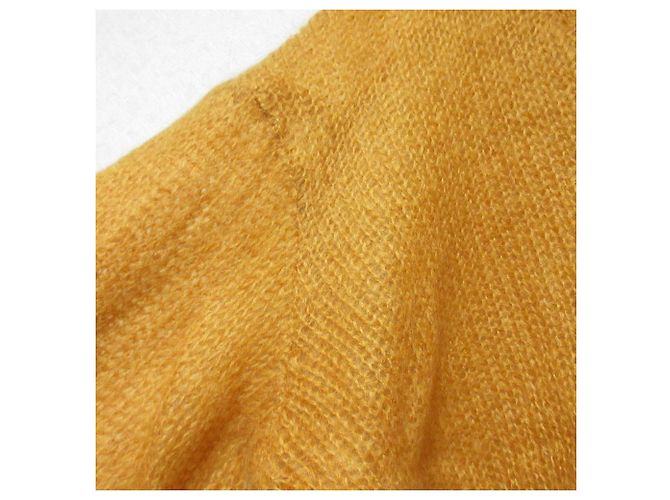 Autre Marque Mohair-Strickpullover mit V-Ausschnitt BEAUTY&YOUTH Orange - Ansicht 4