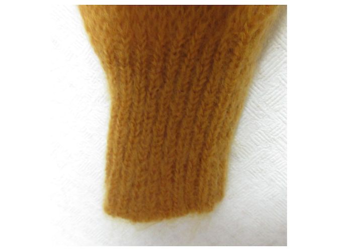 Autre Marque Mohair-Strickpullover mit V-Ausschnitt BEAUTY&YOUTH Orange - Ansicht 5