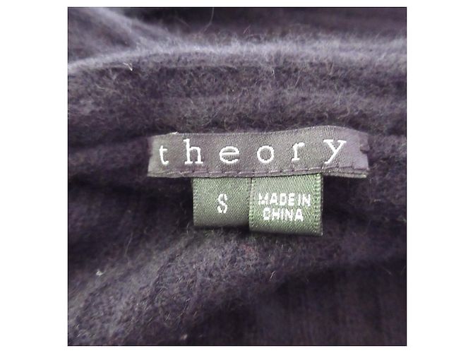 Cardigan in cashmere Theory Nero - vista 7