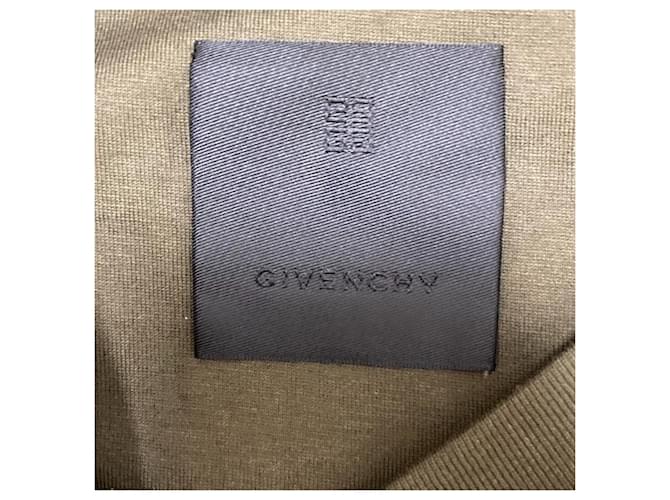 T-shirt con grafiche sovrapposte Givenchy Nero Verde Cachi - vista 5