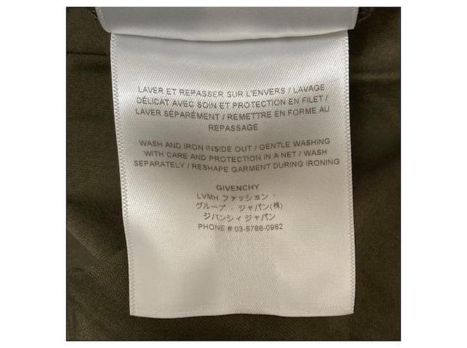 T-shirt con grafiche sovrapposte Givenchy Nero Verde Cachi - vista 8