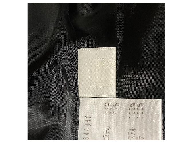 Autre Marque Falda Rene TISSUE de tejido italiano con bordados Negro - vista 6