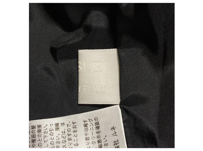 Autre Marque Falda Rene TISSUE de tejido italiano con bordados Negro - vista 7