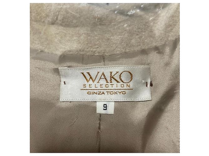 Autre Marque Abrigo largo de lana de angora WAKO Beige - vista 5