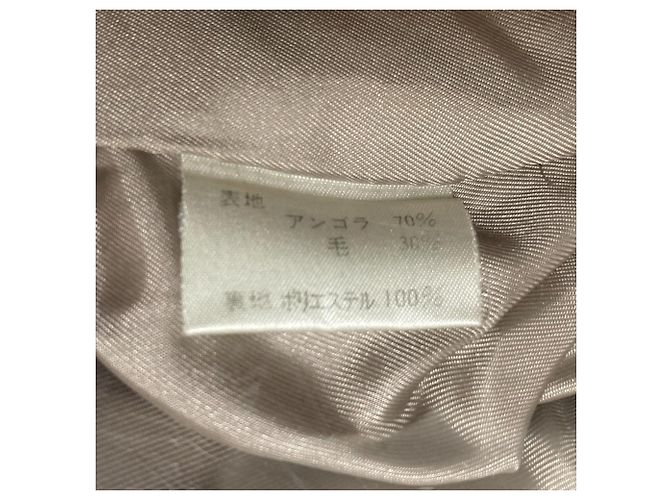 Autre Marque Abrigo largo de lana de angora WAKO Beige - vista 6