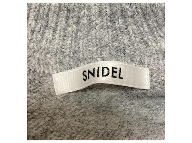Autre Marque Snidel Half Zip Strickpullover Braun - Ansicht 4