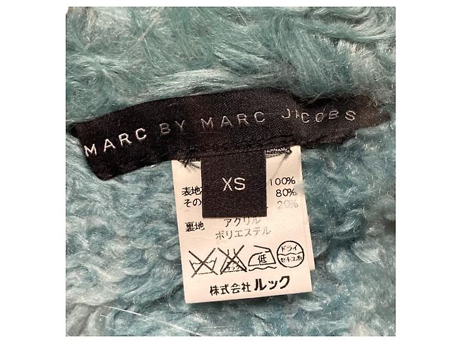 Sudadera con capucha de forro polar bordada MARC BY MARC JACOBS Azul - vista 4
