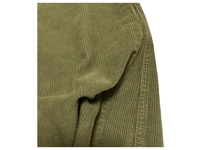 Chloé Chloe Cord-Rock Grün Khaki - Ansicht 4