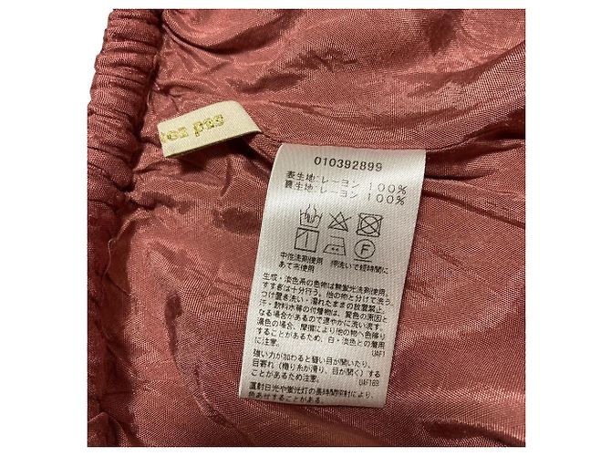 Autre Marque NE QUITTEZ PAS RAYON DOBBY Skirt Rosa - vista 4