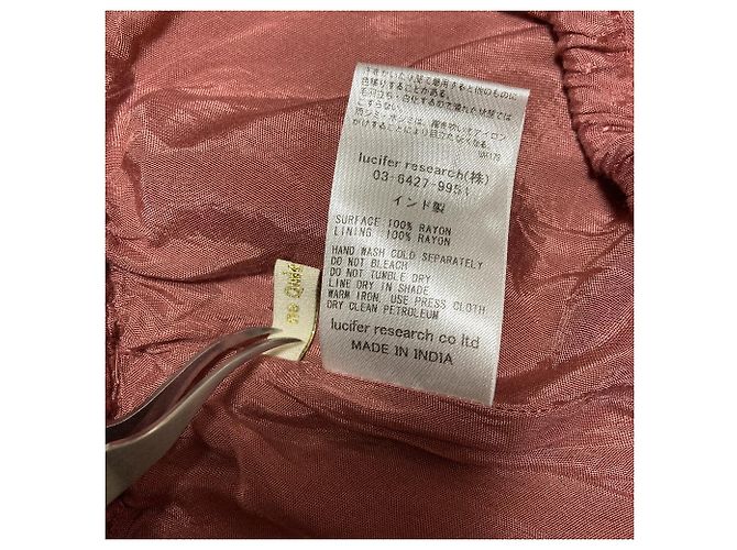 Autre Marque NE QUITTEZ PAS RAYON DOBBY Skirt Rosa - vista 5