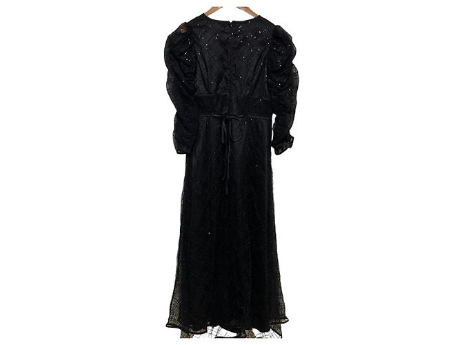 Autre Marque Variation Tüllkleid CELFORD Schwarz - Ansicht 5