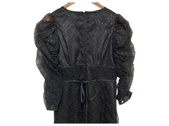 Autre Marque Variation Tüllkleid CELFORD Schwarz - Ansicht 6