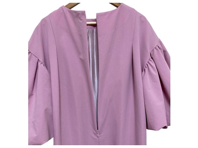 Autre Marque Vestido coco con mangas acampanadas CELFORD Rosa - vista 4