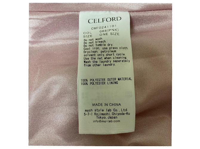 Autre Marque Vestido coco con mangas acampanadas CELFORD Rosa - vista 7