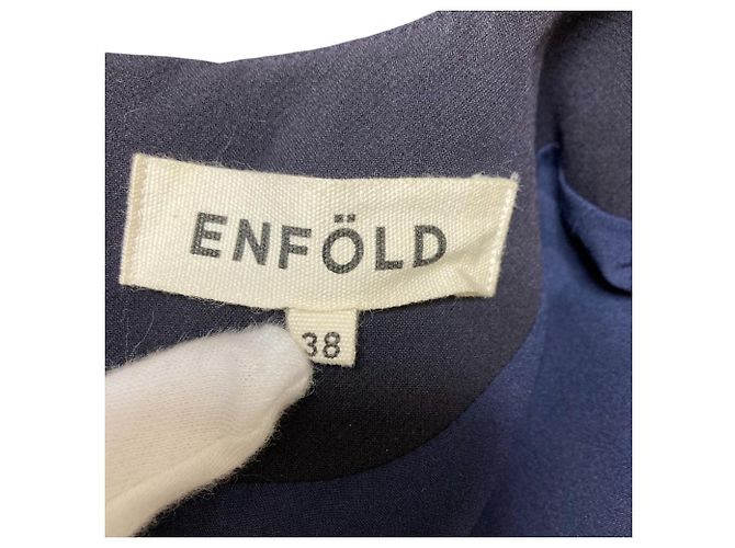 Autre Marque ENFOLD Cocoon Kleid Blau Marineblau - Ansicht 5