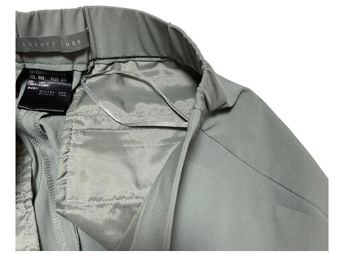 Theory luxe SYCAMORE CAROL Stretch Pants Grün Hellgrün - Ansicht 5