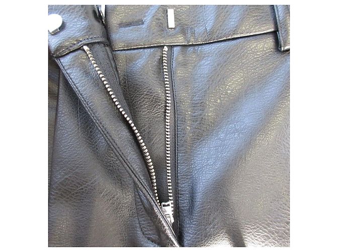 Autre Marque Short aus veganem Leder H&M Edition Schwarz - Ansicht 4