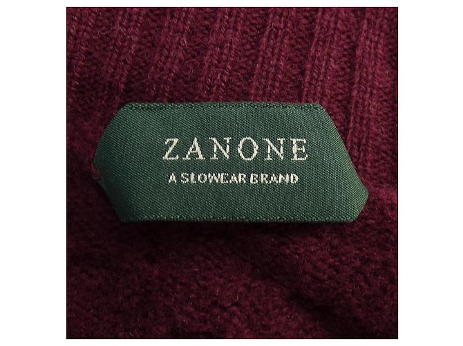 Autre Marque Tejido de lana Zanone Púrpura - vista 4