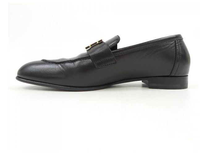 Hermès Sapatos Chevre Hermes Paris Preto - vista 2