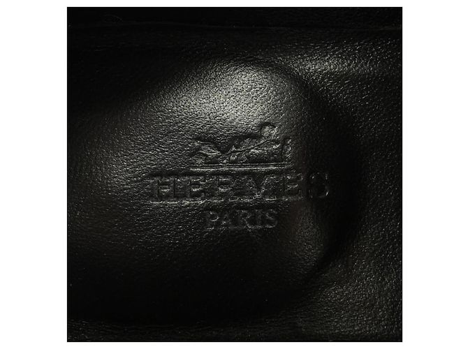 Hermès Sapatos Chevre Hermes Paris Preto - vista 6