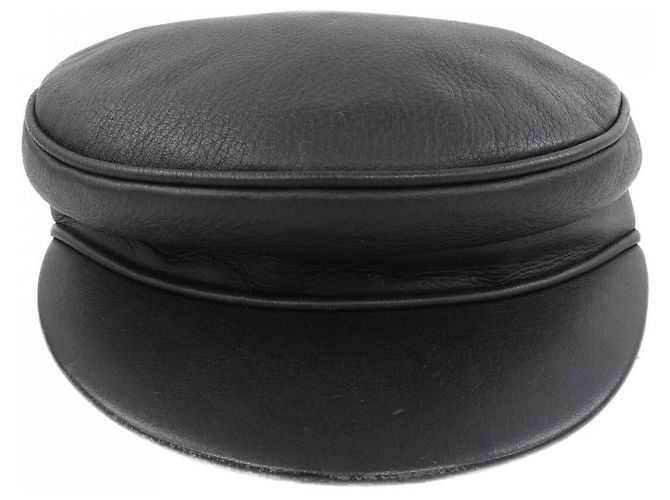 Hermès Boné de pele de cervo Hermes Preto - vista 2