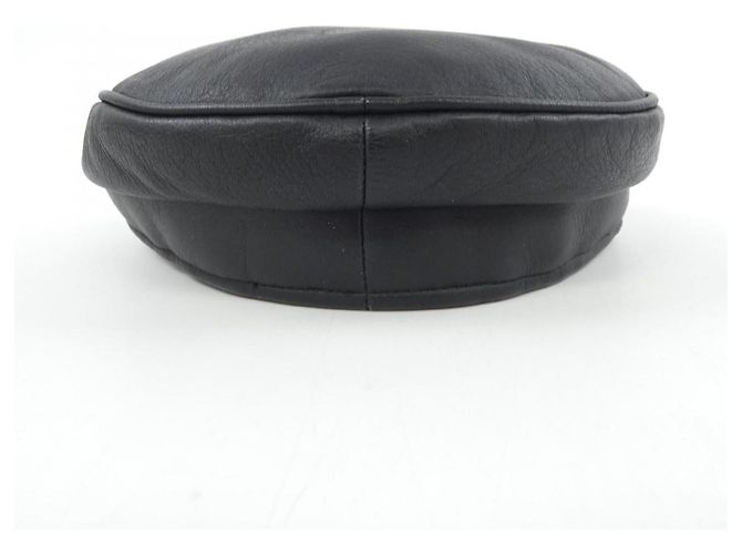 Hermès Boné de pele de cervo Hermes Preto - vista 4