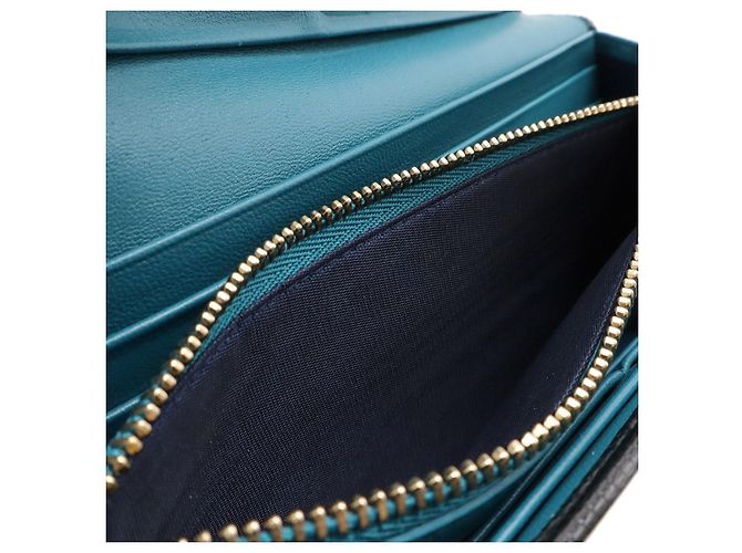 Bulgari Bvlgari Bvlgari Lizard Long Wallet Schwarz - Ansicht 7
