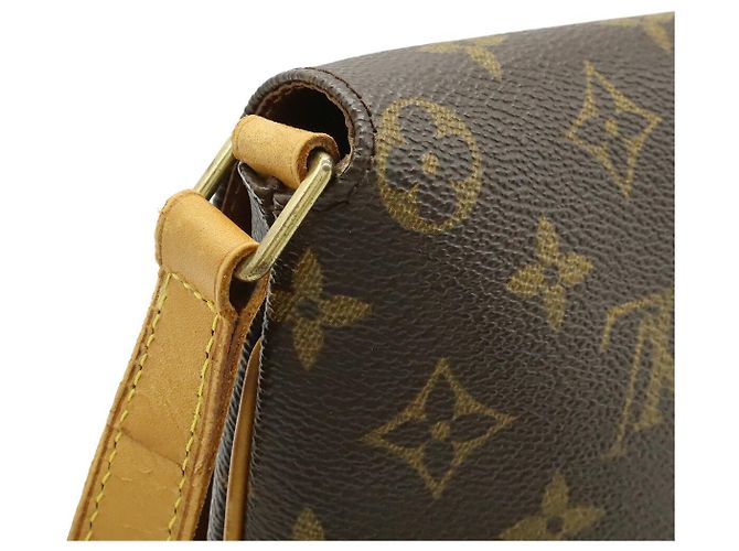 Borsa a tracolla Louis Vuitton Musette Salsa Monogram Marrone - vista 4