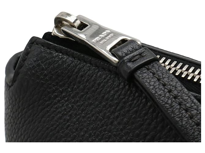 Prada 1BA063 Borsa a 2 modi in pelle Nero - vista 4