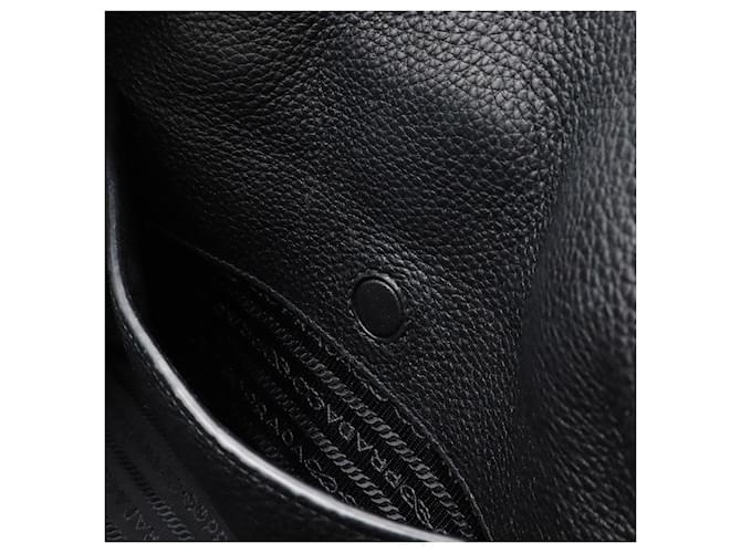 Prada 1BA063 Borsa a 2 modi in pelle Nero - vista 8