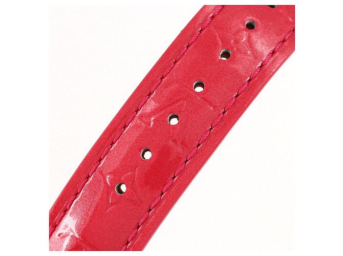 Louis Vuitton Tambour aus Edelstahl Pink - Ansicht 5