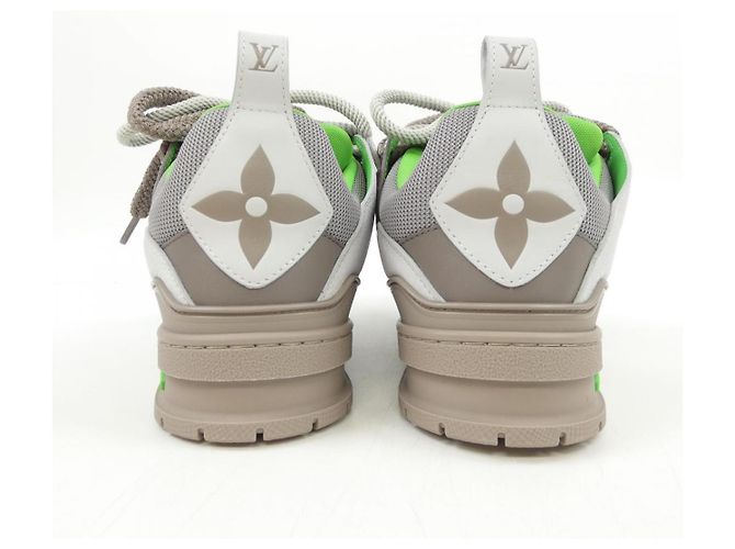 Sneakers Louis Vuitton LV Skate Line Marrone Verde - vista 5