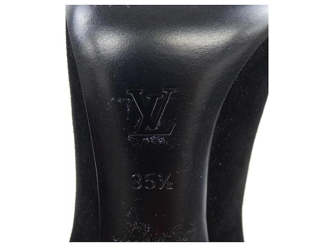 Stivali Louis Vuitton Nero Rosso - vista 6