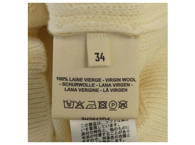 Hermès Hermes H Motiv Strickware 34 Beige - Ansicht 3