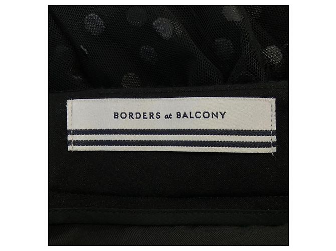 Autre Marque Gonna BORDERS at BALCONY Nero - vista 4