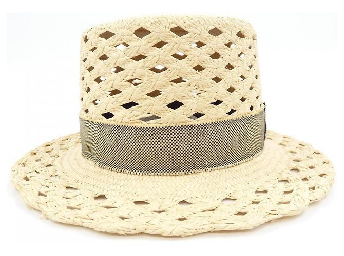 Hermès Hermes ELEONORA Hat Black Beige - view 4
