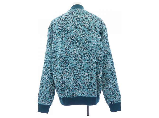 Blouson de punto de algodón gráfico Louis Vuitton Verde - vista 2