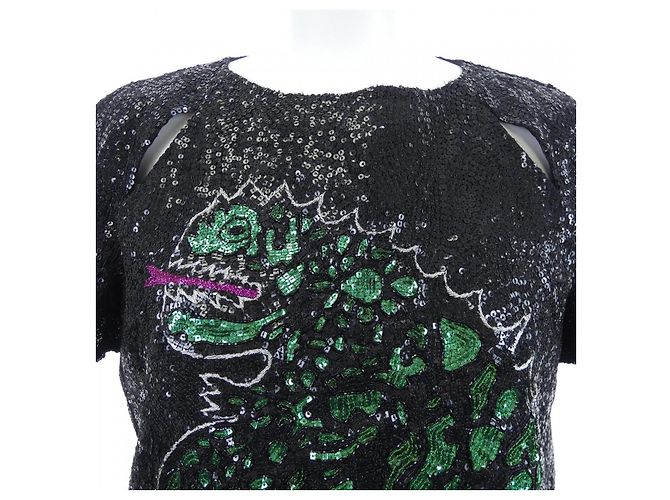 Christian Dior NIKI DE SAINT PHALLE Kleid Schwarz - Ansicht 5