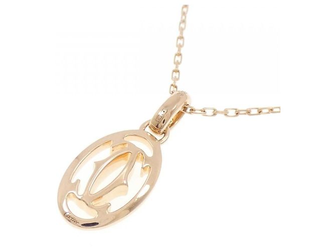 Collana Cartier Logo Au750 D'oro - vista 4