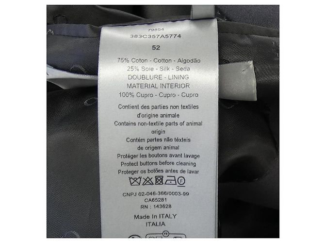 Abrigo de mezcla de lana Dior Castaño - vista 3