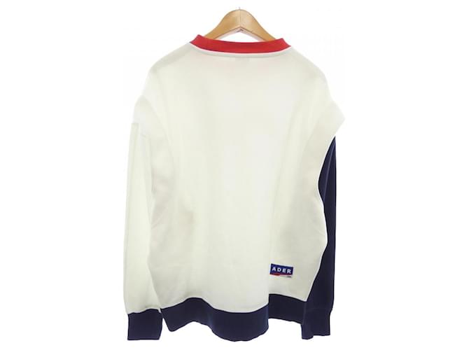 Autre Marque Puma ADER Baumwoll-Sweatshirt Weiß - Ansicht 2