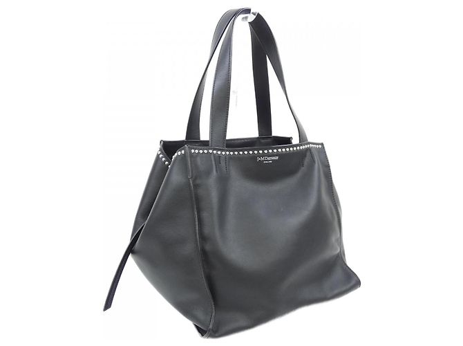 Autre Marque Lederhandtas J&M Davidson BELLE WITH STUDS Schwarz - Ansicht 2