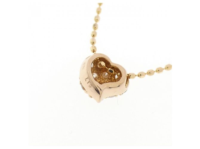 Autre Marque Collar Kumikyoku en Au750 y Diamantes Rosa - vista 4