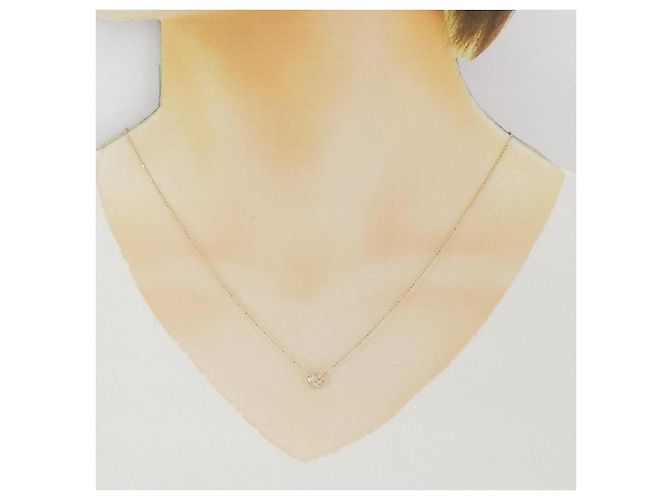 Autre Marque Collar Kumikyoku en Au750 y Diamantes Rosa - vista 6